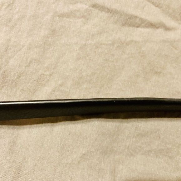 Mens  Black Artificial Leather Belt Size 2X - Picture 7 of 7